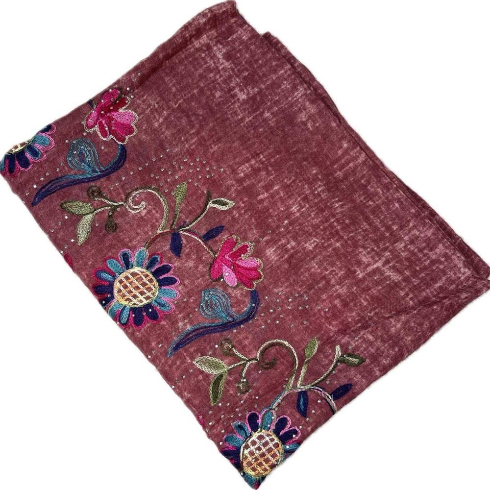 Woman, summer fashion, scarf, hundred percent cotton floral